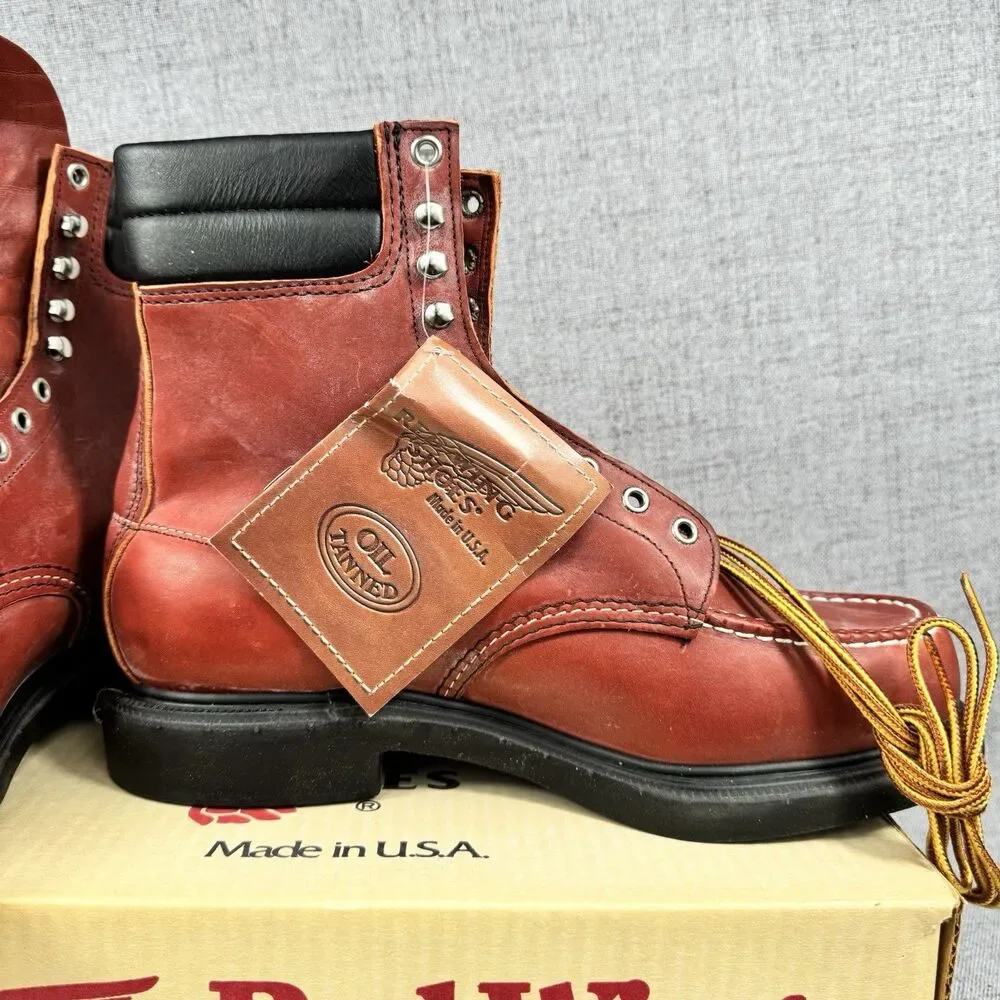 Red Wing Boots Men's 10 EE 404 Supersole Leather Work Vintage